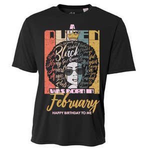 A Queen was Born in February Cooling Performance Crew T-Shirt