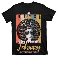 A Queen was Born in February T-Shirt