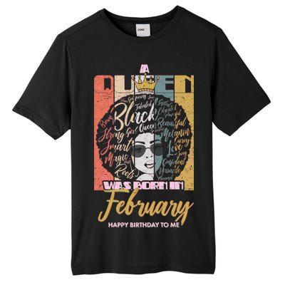 A Queen was Born in February Tall Fusion ChromaSoft Performance T-Shirt