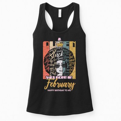 A Queen was Born in February Womens Tank Top