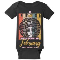 A Queen was Born in February Baby Bodysuit