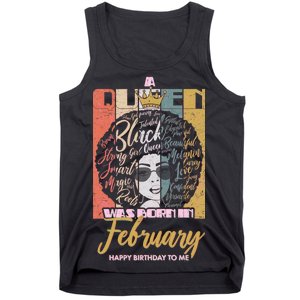 A Queen was Born in February Tank Top