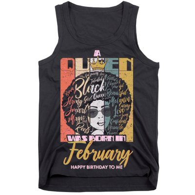 A Queen was Born in February Tank Top