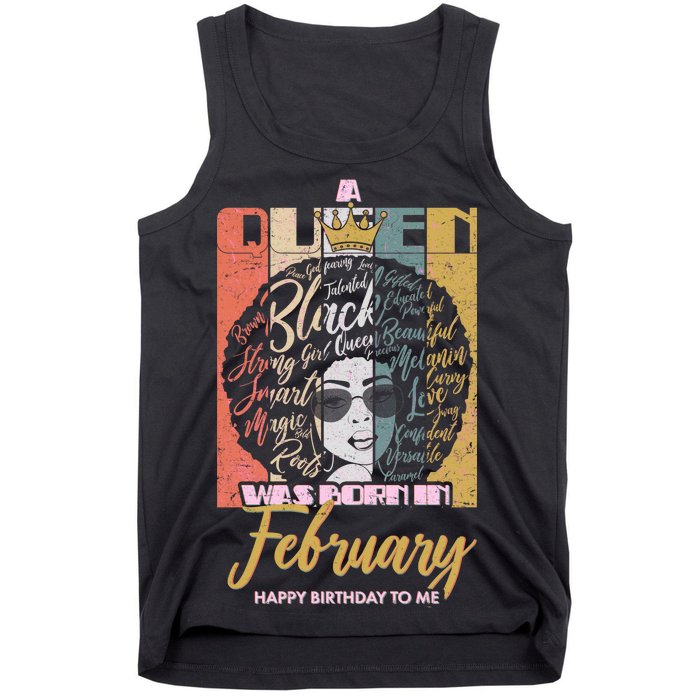 A Queen was Born in February Tank Top