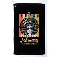 A Queen was Born in February Golf Towel