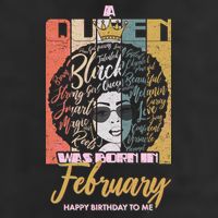 A Queen was Born in February Golf Towel