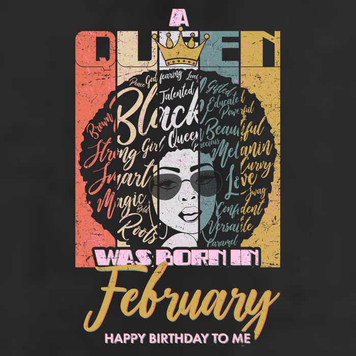 A Queen was Born in February Golf Towel