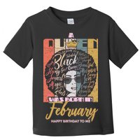 A Queen was Born in February Toddler T-Shirt