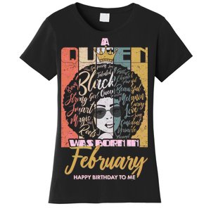 A Queen was Born in February Women's T-Shirt