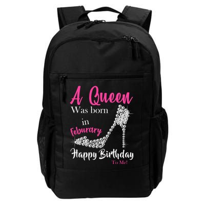 A Queen Was Born In February Birthday Backpack