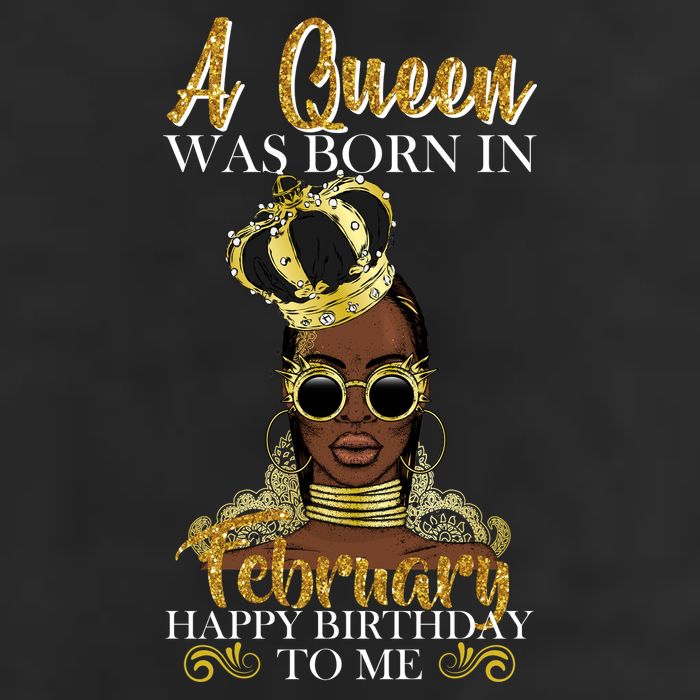 A Queen Was Born In February Happy Birthday Adult Drive Performance Visor