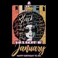 A Queen Was Born In January Cooling Performance Crew T-Shirt