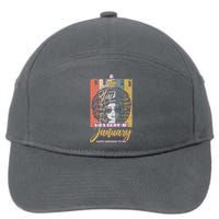 A Queen Was Born In January 7-Panel Snapback Hat