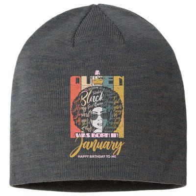 A Queen Was Born In January Sustainable Beanie