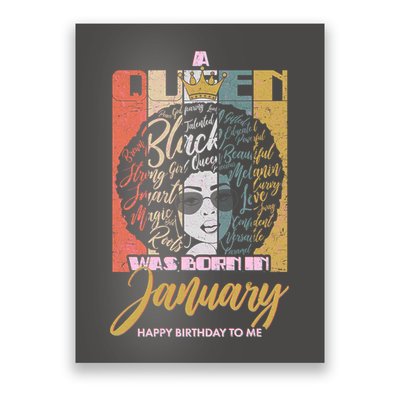A Queen Was Born In January Poster