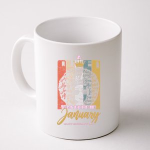 A Queen Was Born In January Coffee Mug