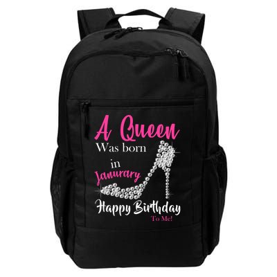 A Queen Was Born In January Birthday Backpack