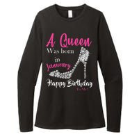 A Queen Was Born In January Birthday Womens CVC Long Sleeve Shirt