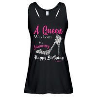 A Queen Was Born In January Birthday Ladies Essential Flowy Tank