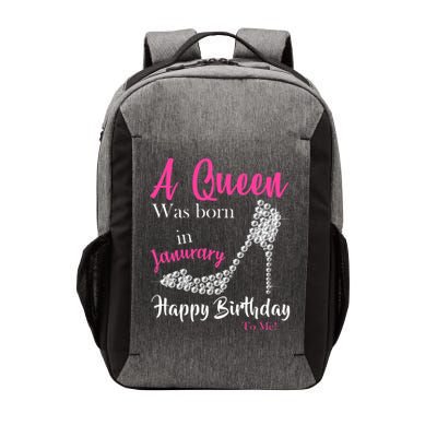 A Queen Was Born In January Birthday Vector Backpack