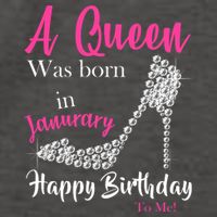 A Queen Was Born In January Birthday Vector Backpack
