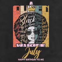 A Queen Was Born In July Adult Drive Performance Visor