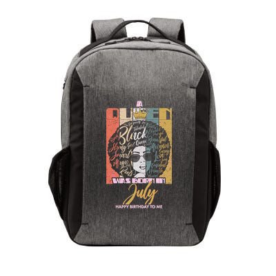 A Queen Was Born In July Vector Backpack