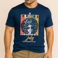 A Queen Was Born In July Cooling Performance Crew T-Shirt