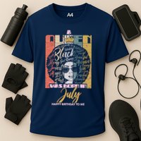 A Queen Was Born In July Cooling Performance Crew T-Shirt