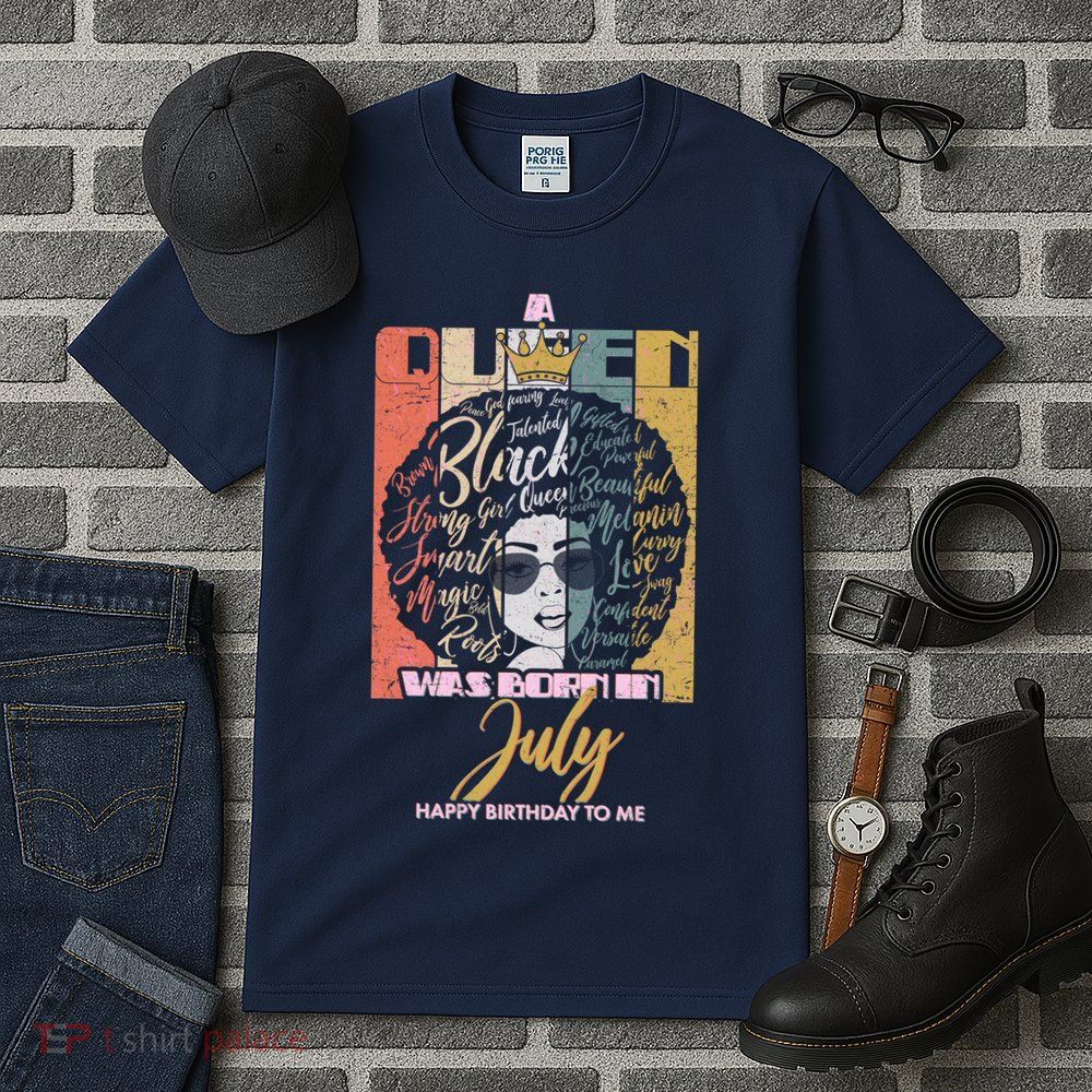 A Queen Was Born In July Tall T-Shirt