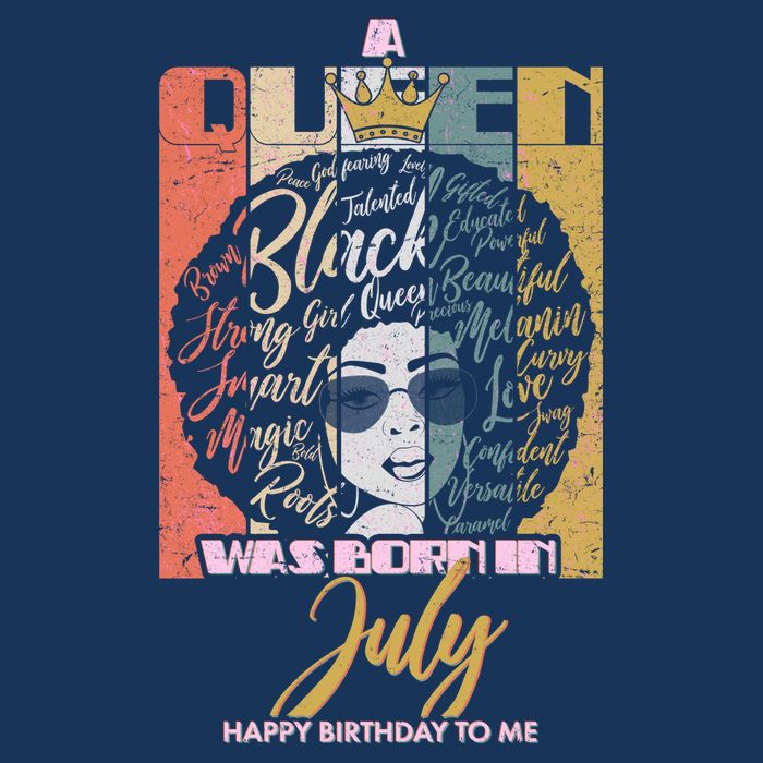 A Queen Was Born In July Sustainable Bucket Hat