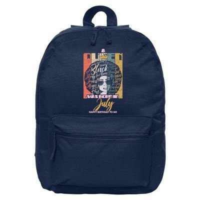 A Queen Was Born In July 16 in Basic Backpack