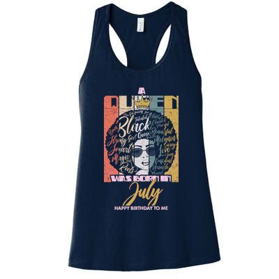 A Queen Was Born In July Womens Tank Top