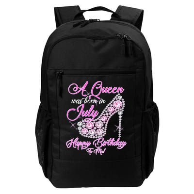 A Queen Was Born In July Fancy Birthday Backpack