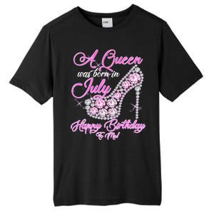 A Queen Was Born In July Fancy Birthday Tall Fusion ChromaSoft Performance T-Shirt