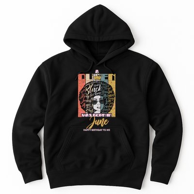 A Queen Was Born In June Hoodie