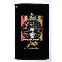 A Queen Was Born In June Golf Towel
