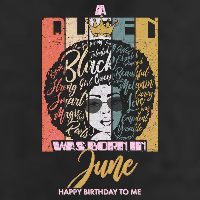 A Queen Was Born In June Golf Towel