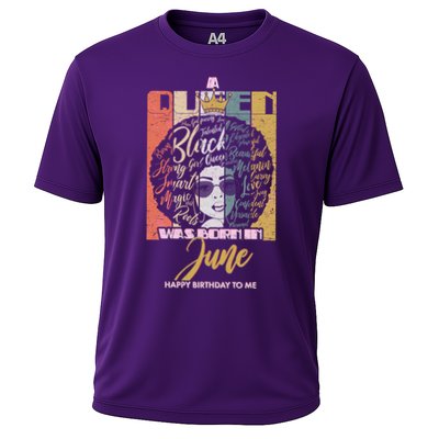 A Queen Was Born In June Performance Shirt
