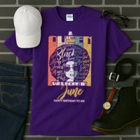 A Queen Was Born In June Tall T-Shirt