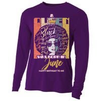 A Queen Was Born In June Cooling Performance Long Sleeve Crew