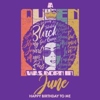 A Queen Was Born In June Youth Performance Sprint T-Shirt