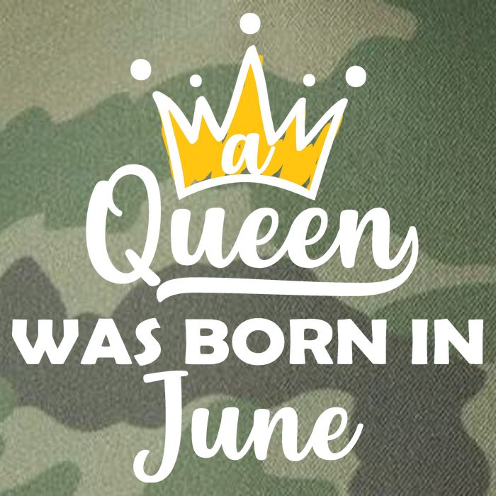 A Queen Was Born In June Birthday Legacy Tie Dye Trucker Hat
