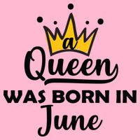 A Queen Was Born In June Birthday Long Sleeve Shirt