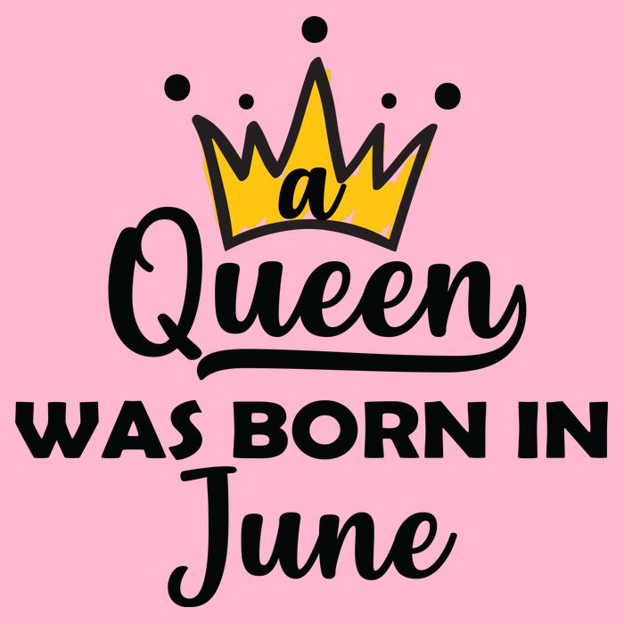 A Queen Was Born In June Birthday Long Sleeve Shirt