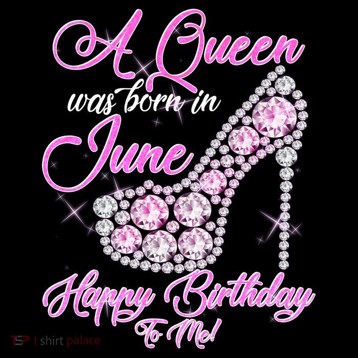A Queen Was Born in June Fancy Birthday T-Shirt