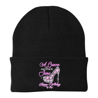 A Queen Was Born in June Fancy Birthday Beanie