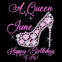 A Queen Was Born in June Fancy Birthday 16oz Travel Tumbler