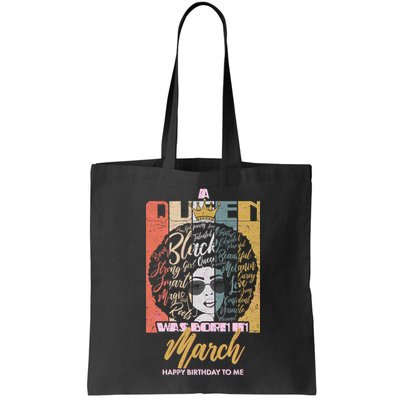 A Queen was Born in March Bag