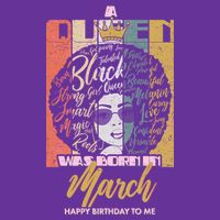 A Queen was Born in March Cooling Performance Crew T-Shirt